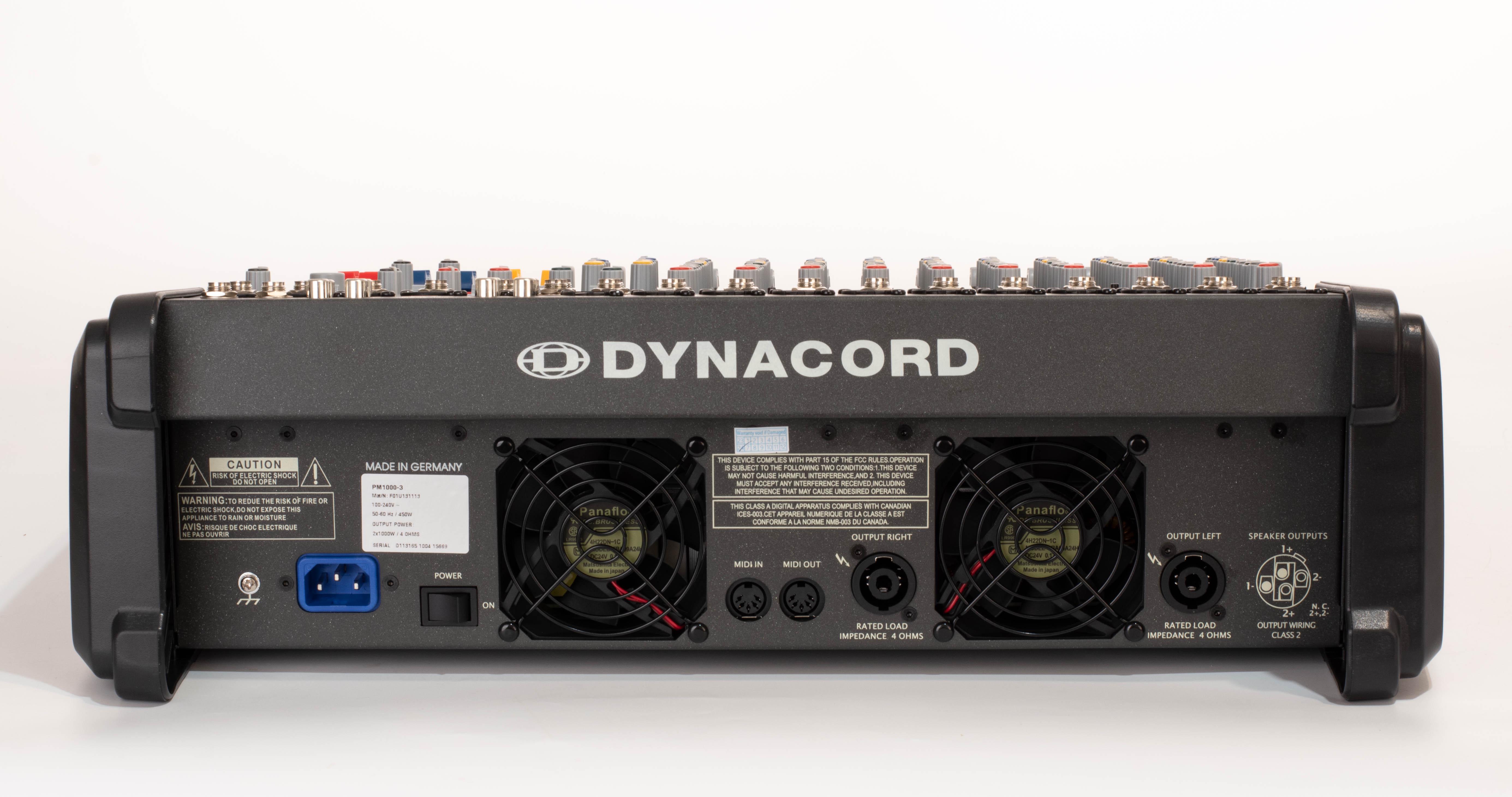 Мікшерний пульт активний DYNACORD POWERMATE 1000-3 із підсилювачем 2х1000 Вт (0022) - фото 7 Мікшерний пульт активний DYNACORD POWERMATE 1000-3 із підсилювачем 2х1000 Вт (0022) - фото 7