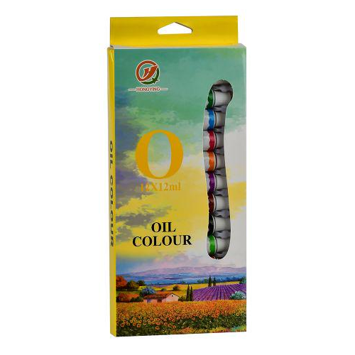 Фарби олійні 12 кольорів 12 мл (65983) Фарби олійні 12 кольорів 12 мл (65983)