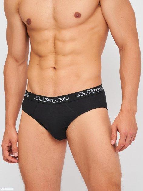 Трусы-слип Kappa Slip Elastico Esterno logato 3P 3 шт. L Черный (K1121 Nero-L) Трусы-слип Kappa Slip Elastico Esterno logato 3P 3 шт. L Черный (K1121 Nero-L)