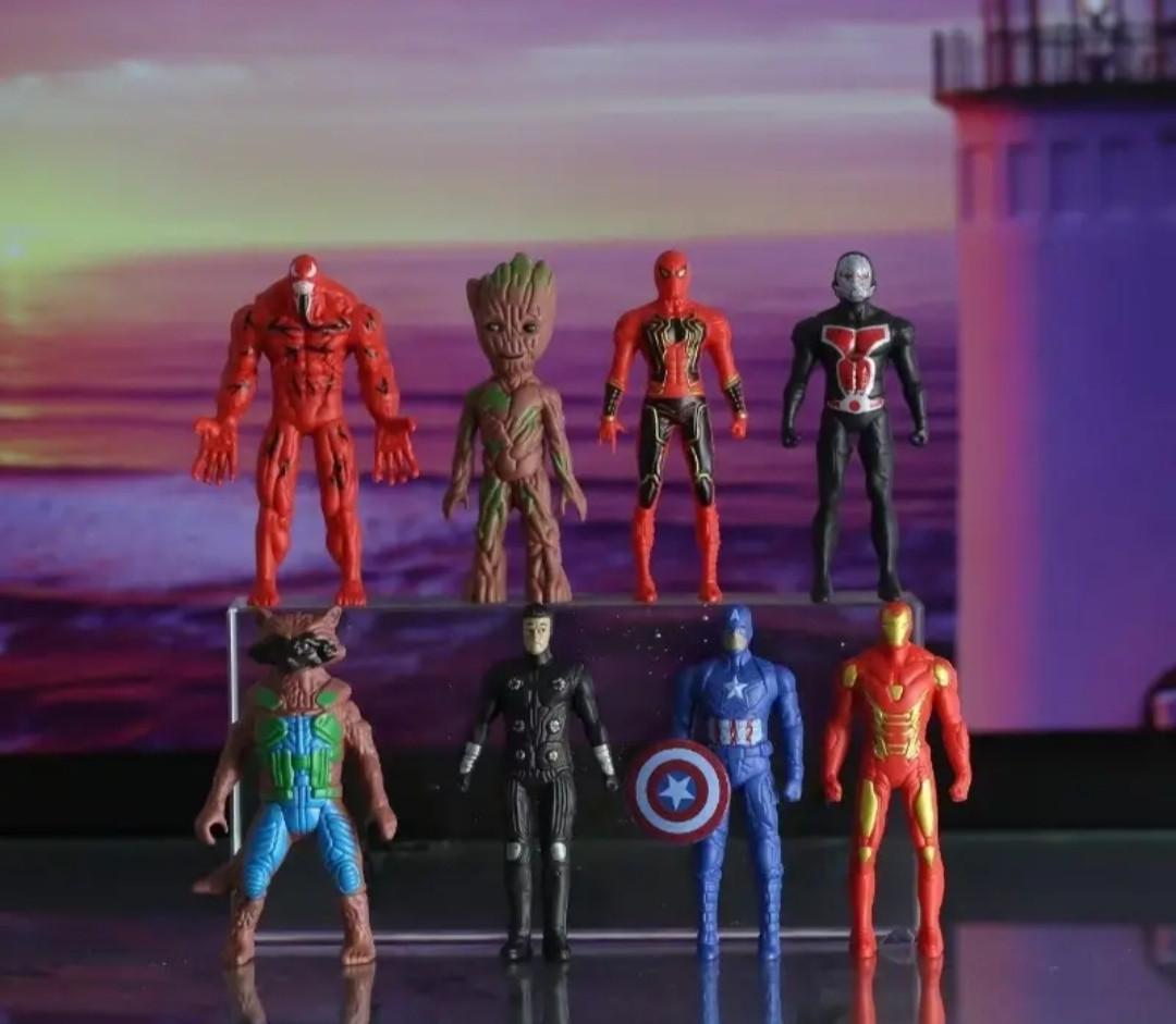 Набор детских фигурок Marvel Супергерои 8 шт. (27829533) - фото 3