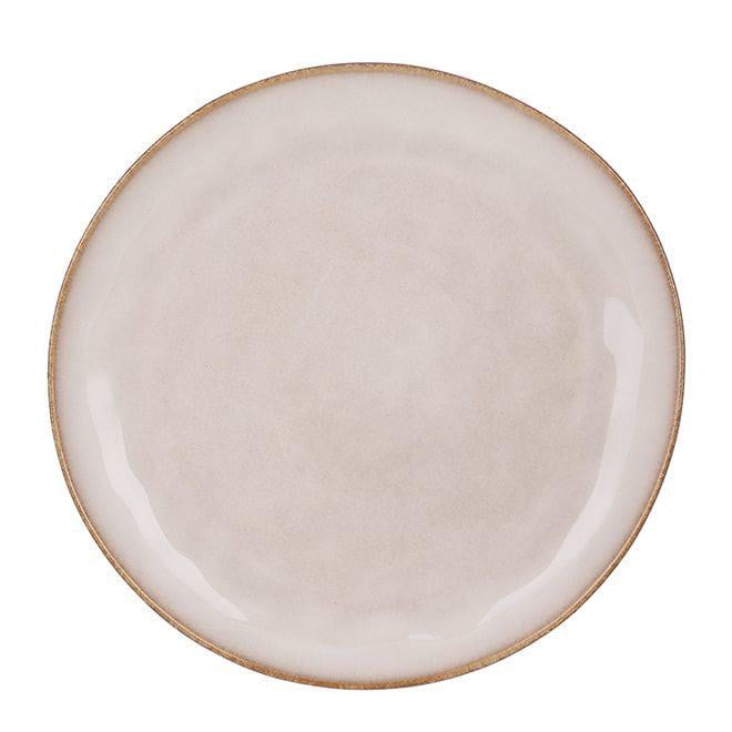 Тарелка керамическая Flora Casual 27 см Бежевый (33376)