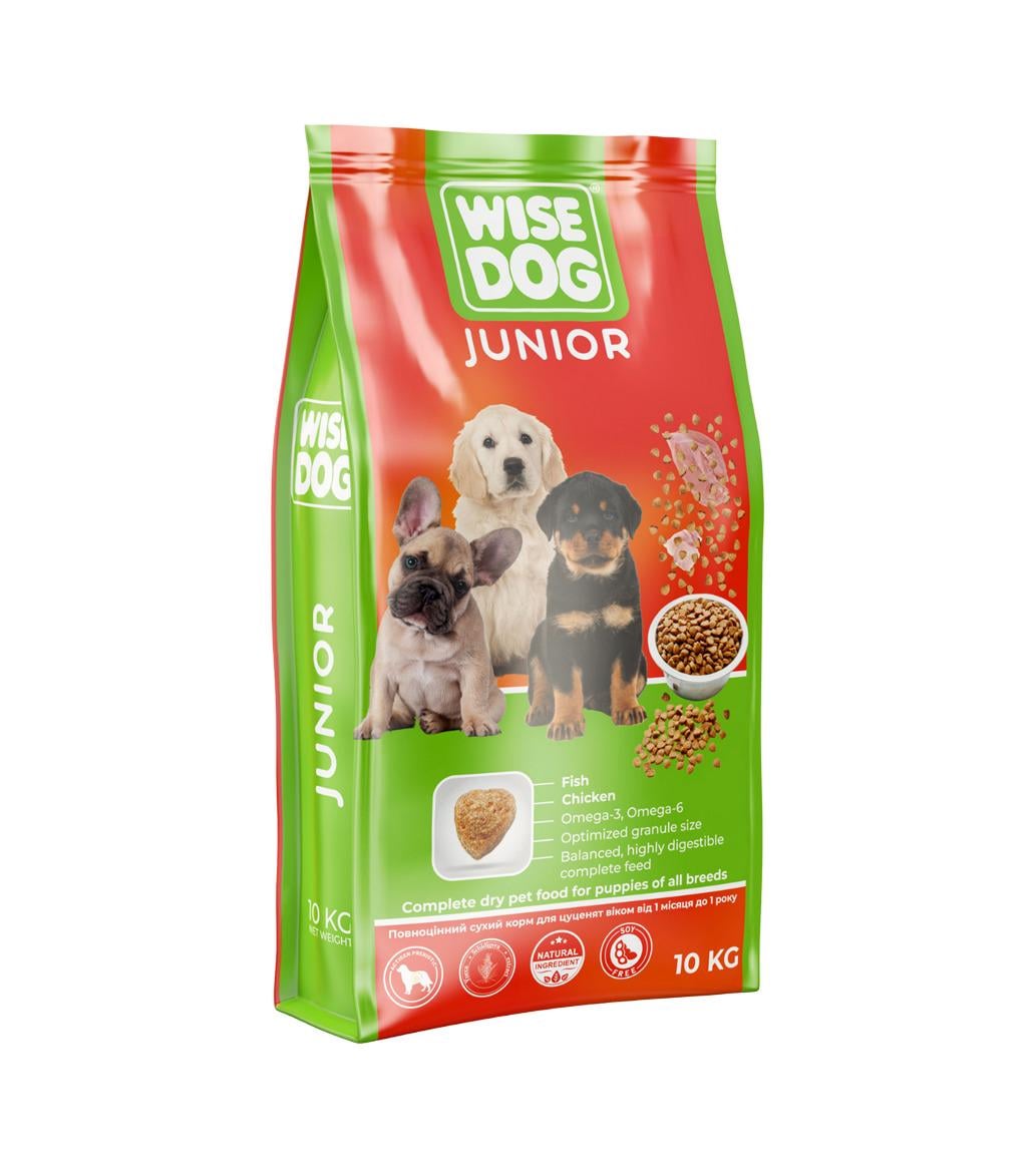 Корм сухий для цуценят Wise Dog Юніор 500 г (37202497) Корм сухий для цуценят Wise Dog Юніор 500 г (37202497)
