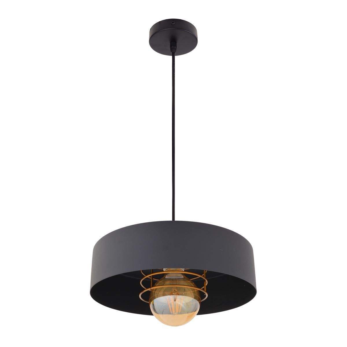 Люстра-подвес металлическая Brille BL-699S/1 E27 BK/G