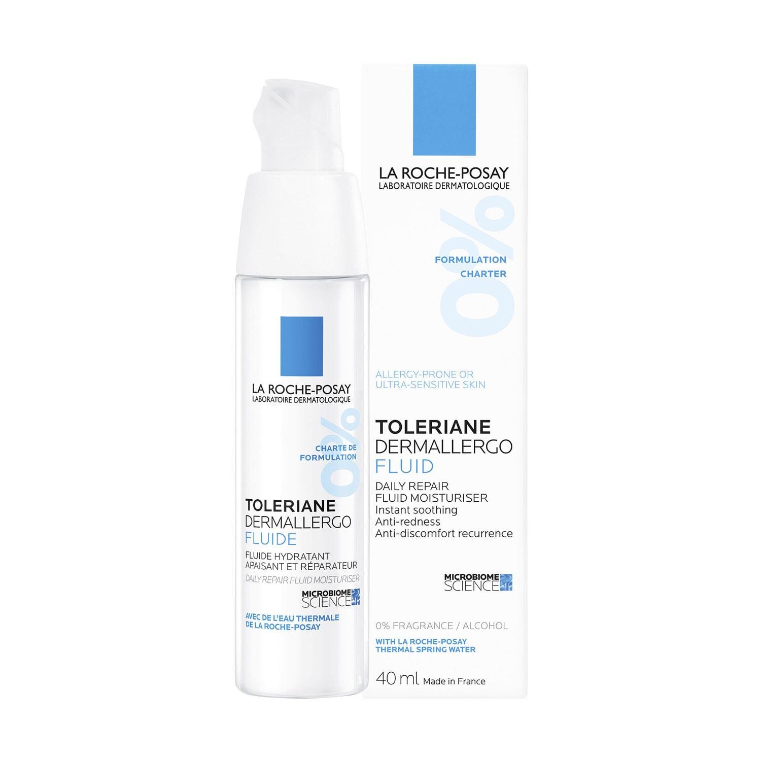 Флюид для лица и кожи вокруг глаз La Roche-Posay Toleriane Dermallergo Fluide успокаивающий 40 мл (2121026132) Флюид для лица и кожи вокруг глаз La Roche-Posay Toleriane Dermallergo Fluide успокаивающий 40 мл (2121026132)