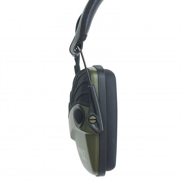 Наушники активные защитные Howard Leight Impact Sport R-01526 защита 22 Дб Olive - фото 3
