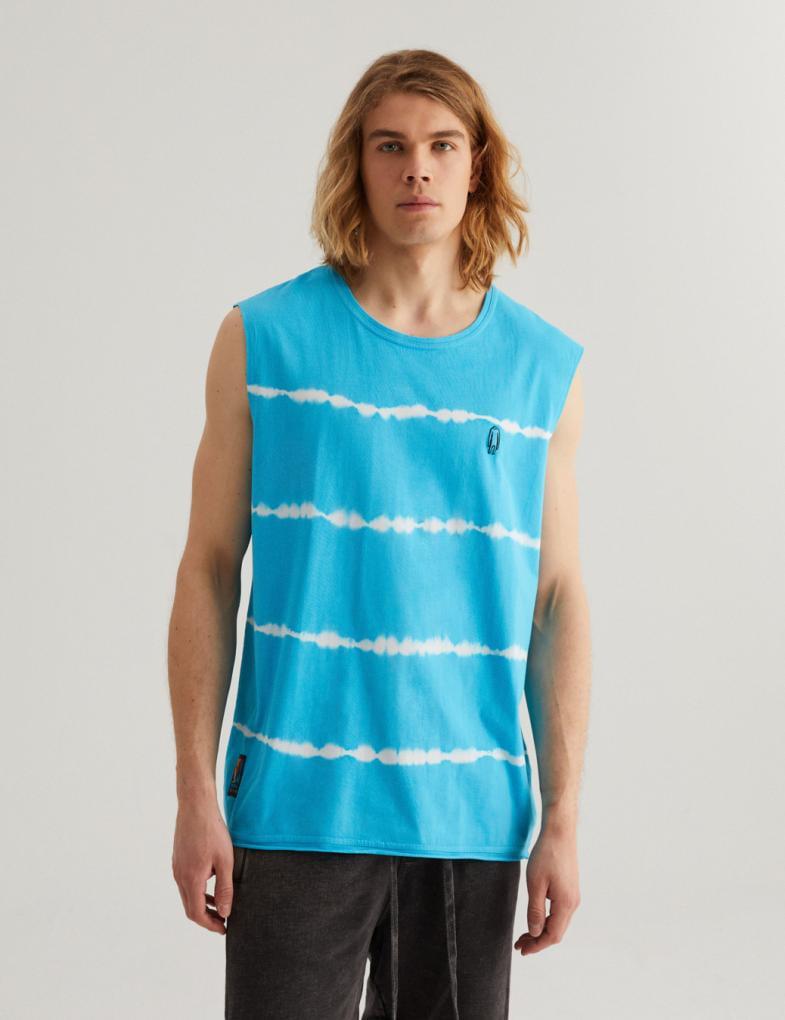 Футболка чоловіча Diverse CLTN TNK 223 XL Блакитно-білий (5902598848260)