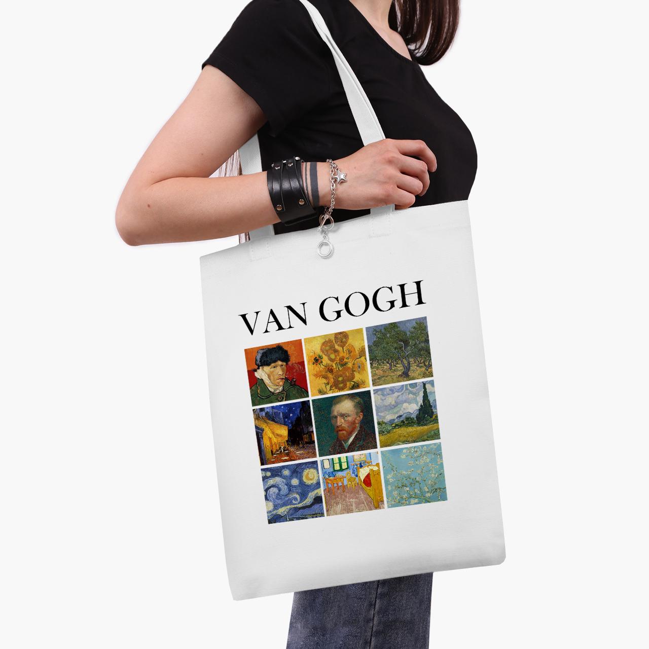 Эко сумка шоппер Vincent van Gogh 41x35 см Белый (9227-2960-WT1)