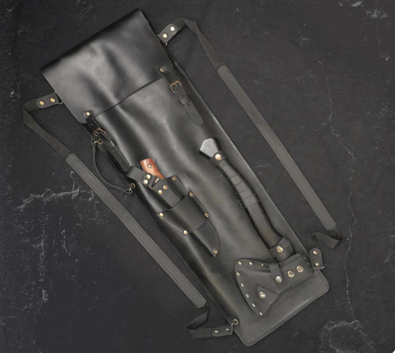 Набор шампуров Viking Вожак в кожаном кейсе 8 пр. (029-LC)