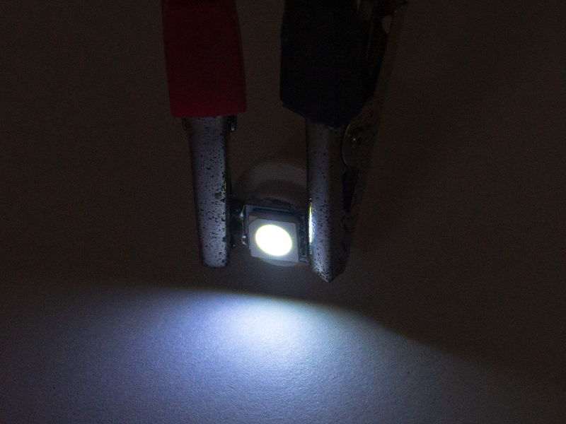 Автомобильная лампа светодиодная LEDUA T5-B8.5-1 SMD-5050 24V Белый (1485) - фото 2