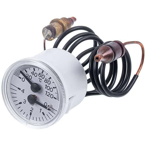 Термоманометр 7825530 для газового котла Viessmann 0-4 бар 0-120°C (00000050499) Термоманометр 7825530 для газового котла Viessmann 0-4 бар 0-120°C (00000050499)