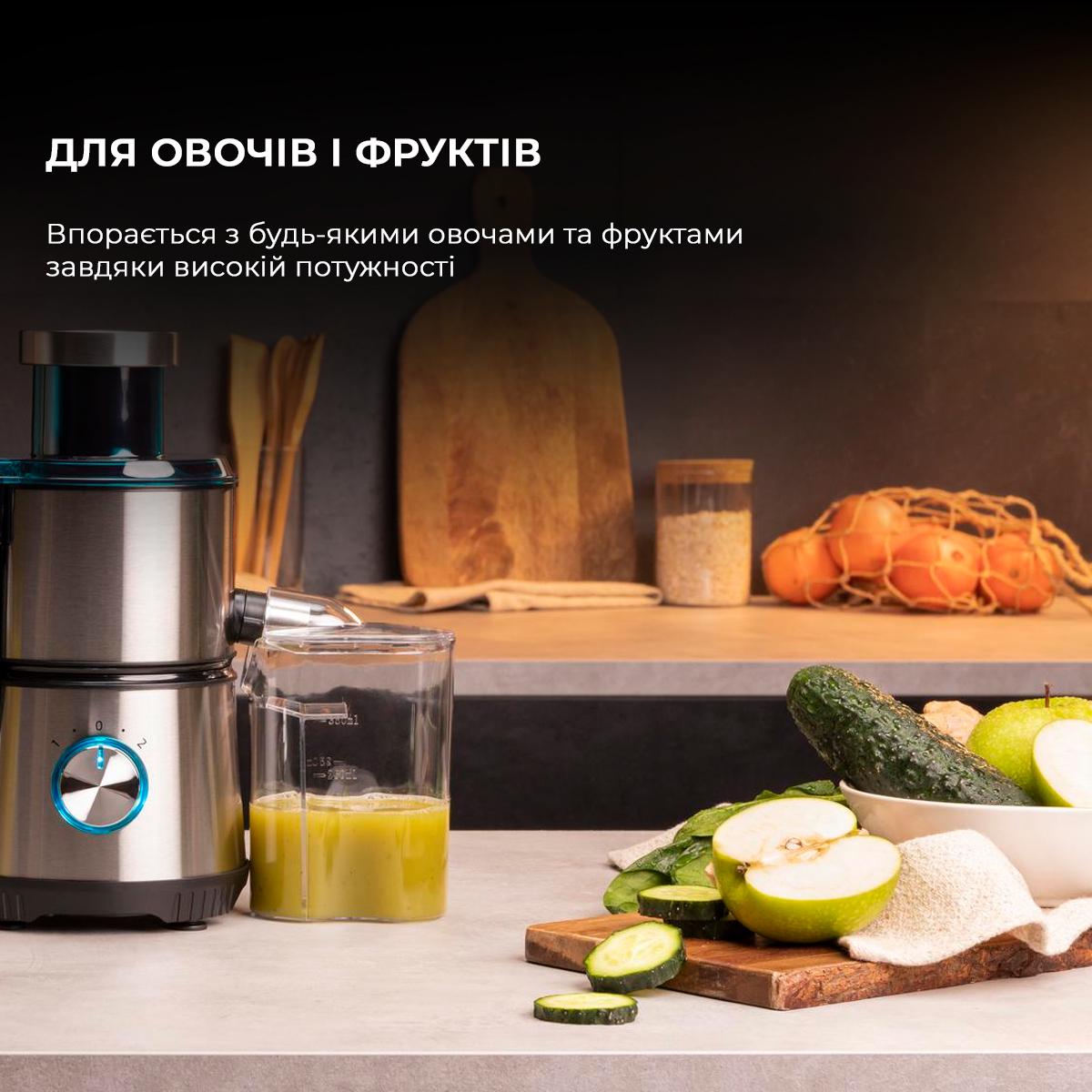 Соковижималка CECOTEC Juice&Fresh 400 Titan Black (00-00056586) - фото 8