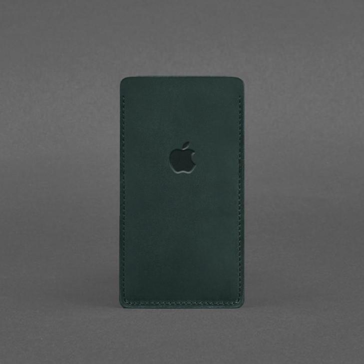 Кожаный чехол для iPhone 12 Зеленый Crazy Horse (A-027634) - фото 3 Кожаный чехол для iPhone 12 Зеленый Crazy Horse (A-027634) - фото 3