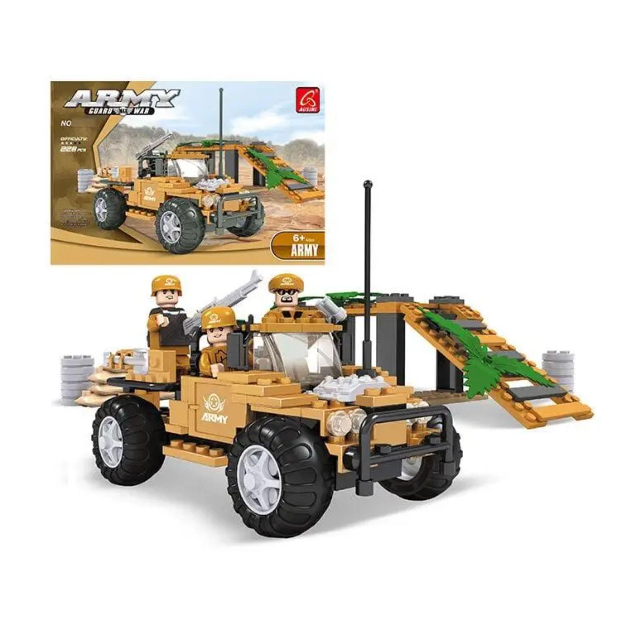 Конструктор Ausini 22503 Бронированный джип 234 детали (29429662) - фото 2 Конструктор Ausini 22503 Бронированный джип 234 детали (29429662) - фото 2