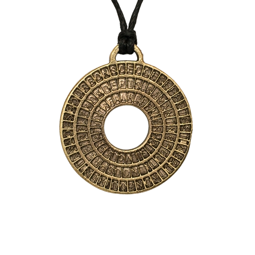 Амулет Amulets of the World Таємний Магічний Код Коліостро 2,5x2,5x0,3 см Бронзовий (t07026)