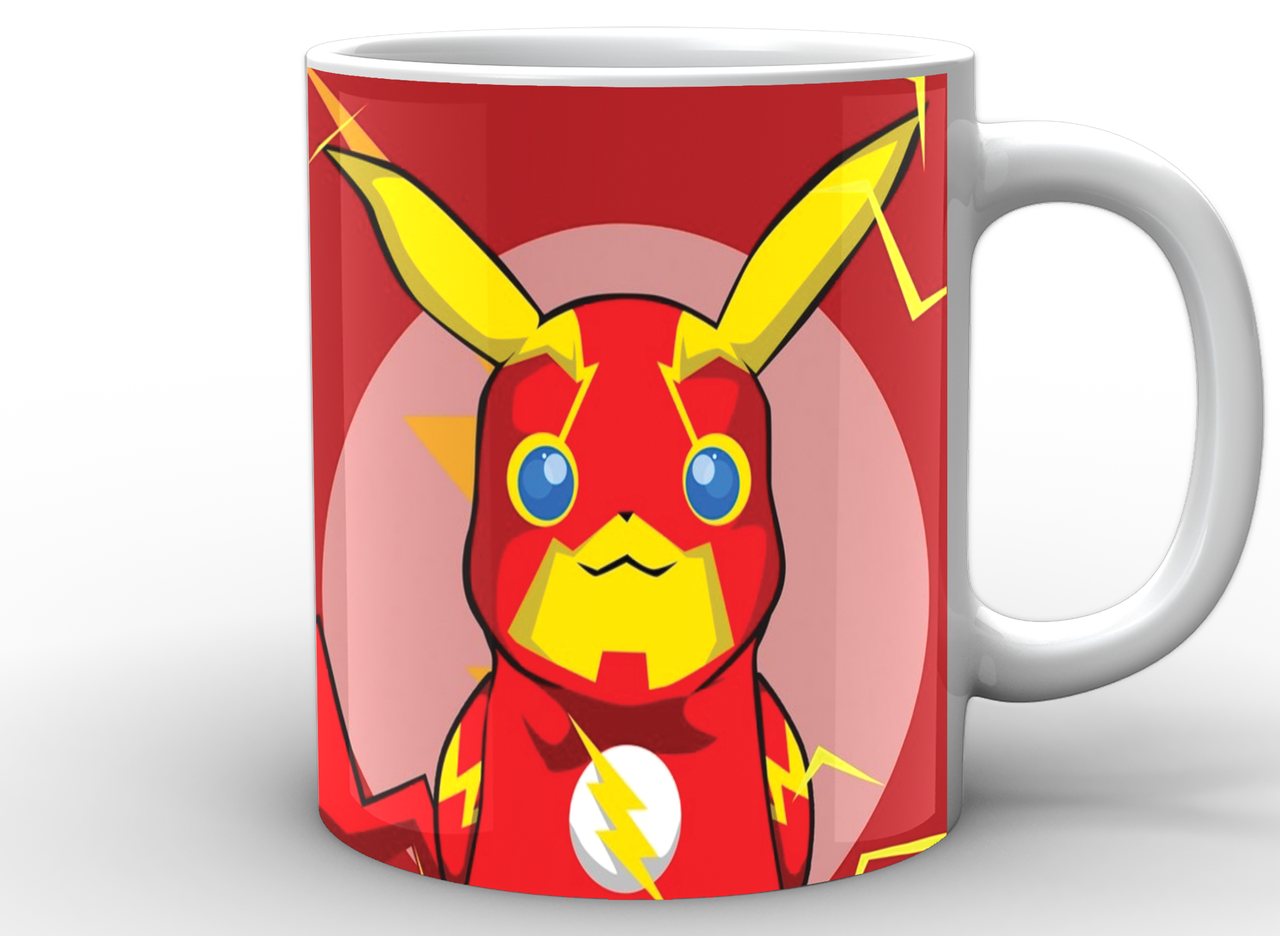Чашка Gee! Флэш Flash Пикачу Белый FS.02.026