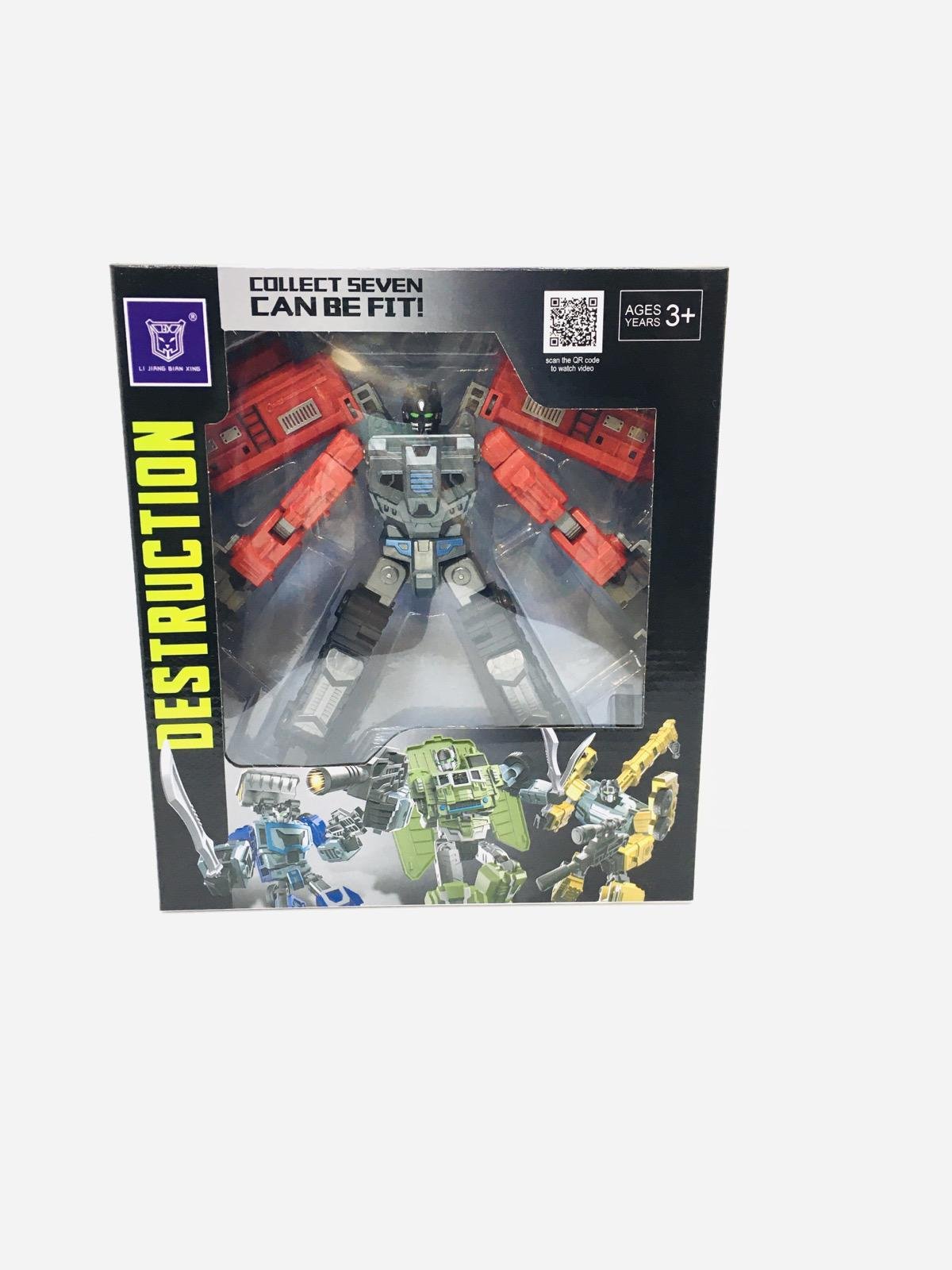 Трансформер-робот Bambi Екскаватор Червоний (LJ 1672 G)