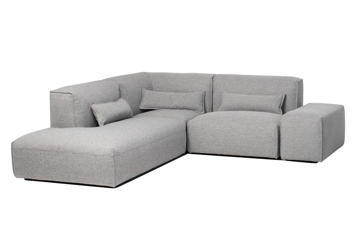 Модульная софа Vetro Mebel Рим Серебристый/Серый (sofa-modulna-rim) - фото 3