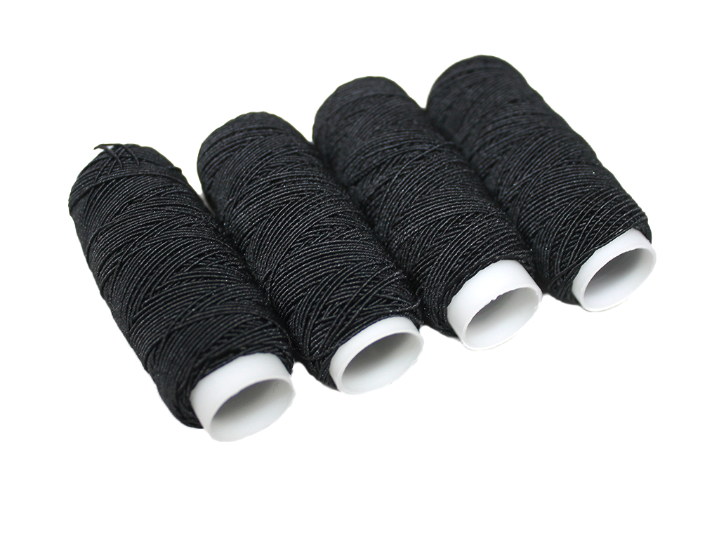 Нитки гумові 0,9 мм 25 м Чорний - фото 3