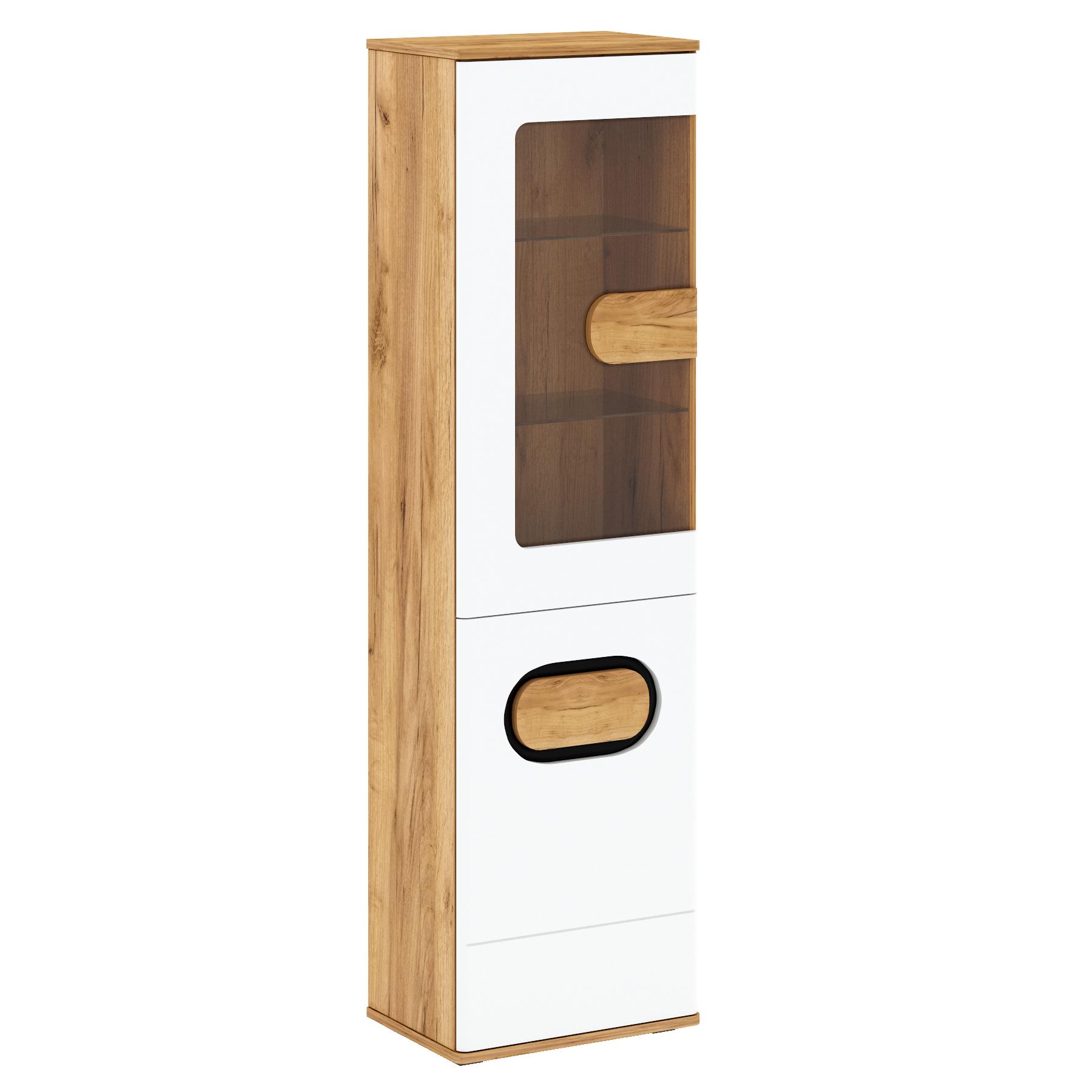 Пенал витрина Blonski Rodan A1 1954х547х377 мм Дуб крафт золотой/Белый