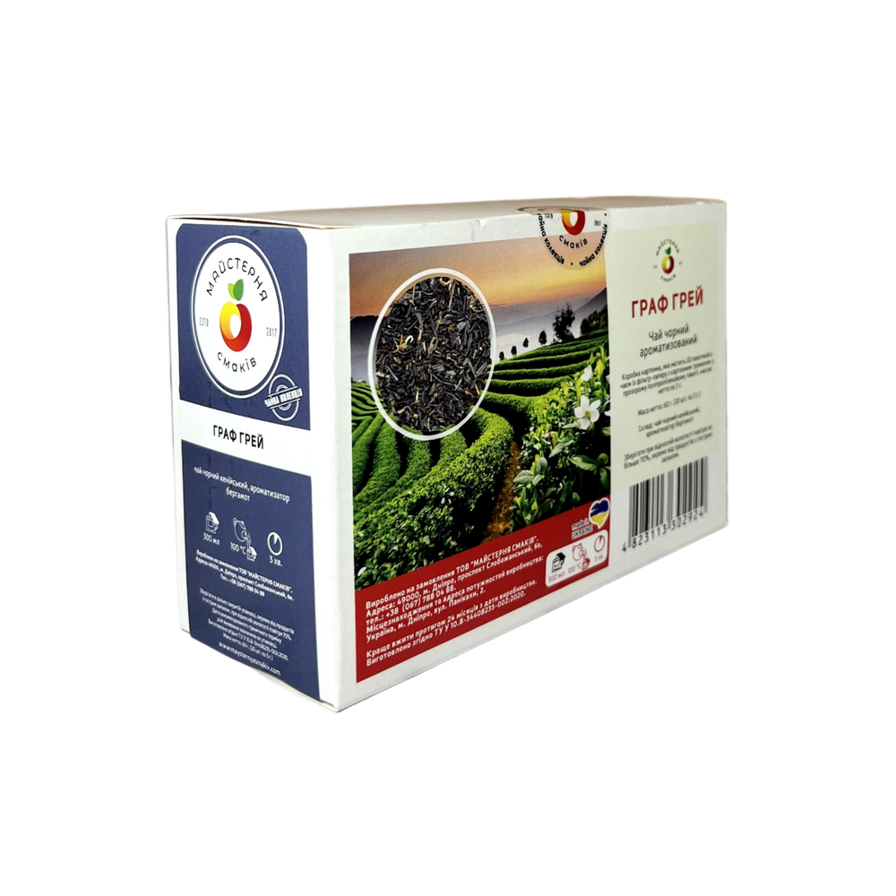 Чай для чашки Мастерская вкусов Граф Грей 20 шт. 3 г