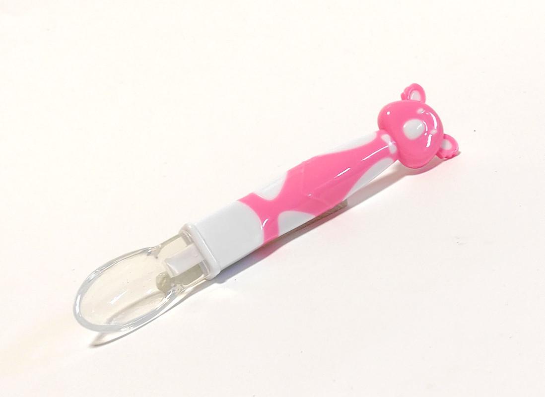 Набор столовых приборов Bimbo для детей 2 пр. в виде мишки в чехле Розовый - фото 4 Набор столовых приборов Bimbo для детей 2 пр. в виде мишки в чехле Розовый - фото 4