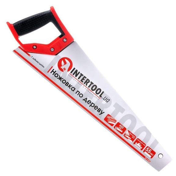 Ножовка по дереву Intertool 7 TPI 450 мм (HT-3102) - фото 2 Ножовка по дереву Intertool 7 TPI 450 мм (HT-3102) - фото 2