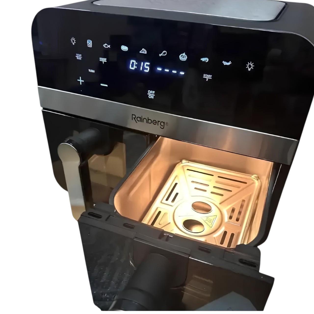 Мультипіч безолійна Rainberg RB-2290 з двома чашами та циркуляцією повітря 4200 Вт 13 л (є289) - фото 7 Мультипіч безолійна Rainberg RB-2290 з двома чашами та циркуляцією повітря 4200 Вт 13 л (є289) - фото 7