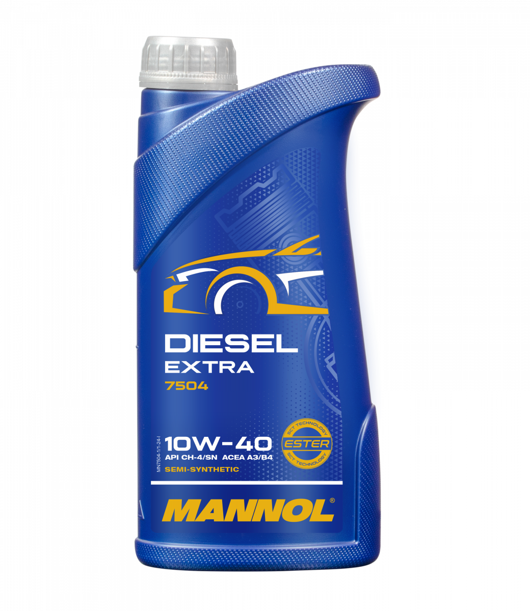 Моторное масло Mannol 7504 DIESEL EXTRA 10W-40 1 л (MN7504-1)