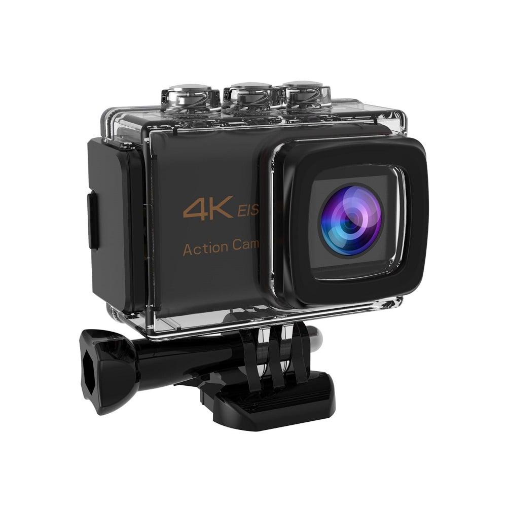 Відеокамера XPRO EIS WiFi 4K Black + Монопод