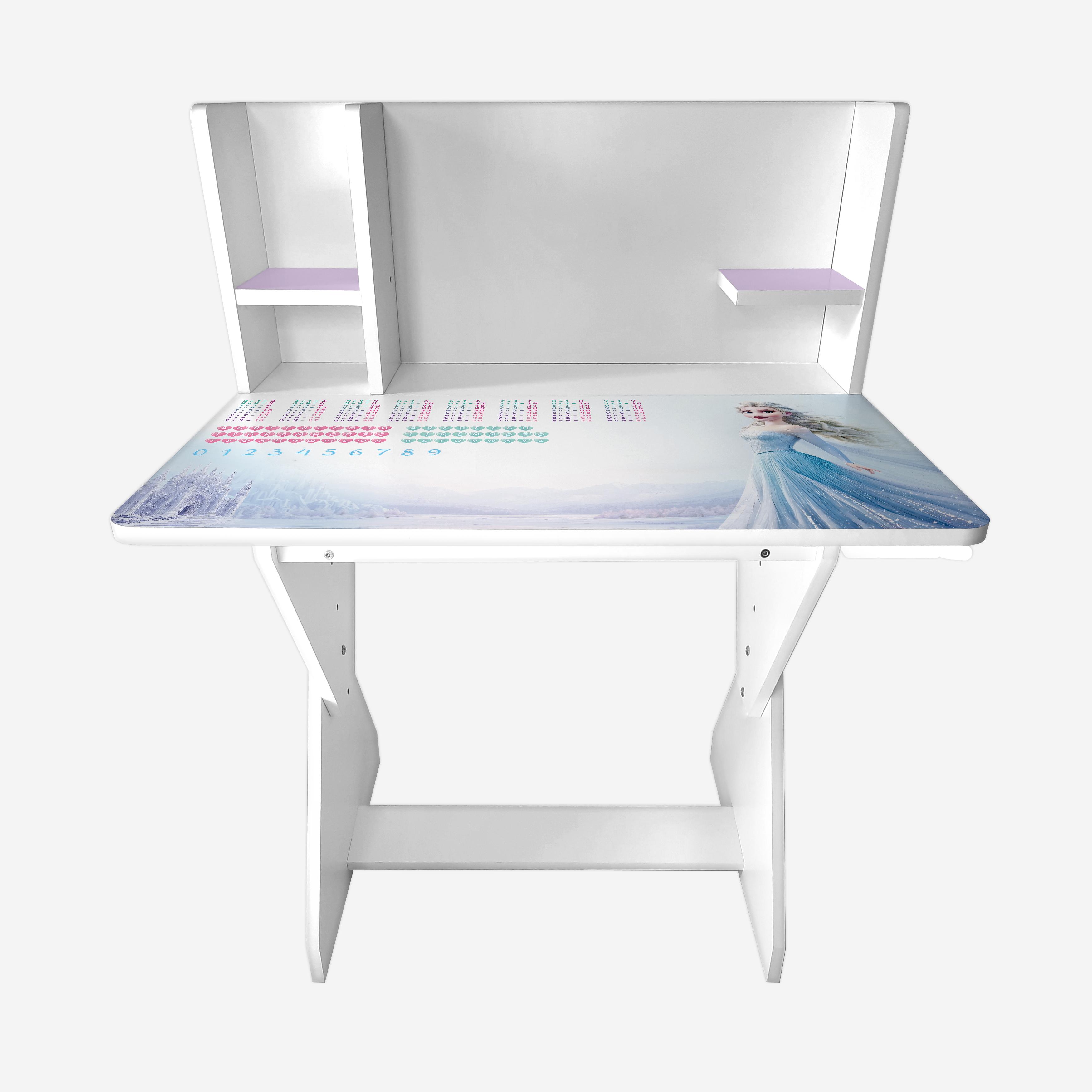 Парта со стульчиком Холодное сердце П03 с увеличенной столешницей для обучения с ноутбуком/планшетом (251128) - фото 2 Парта со стульчиком Холодное сердце П03 с увеличенной столешницей для обучения с ноутбуком/планшетом (251128) - фото 2