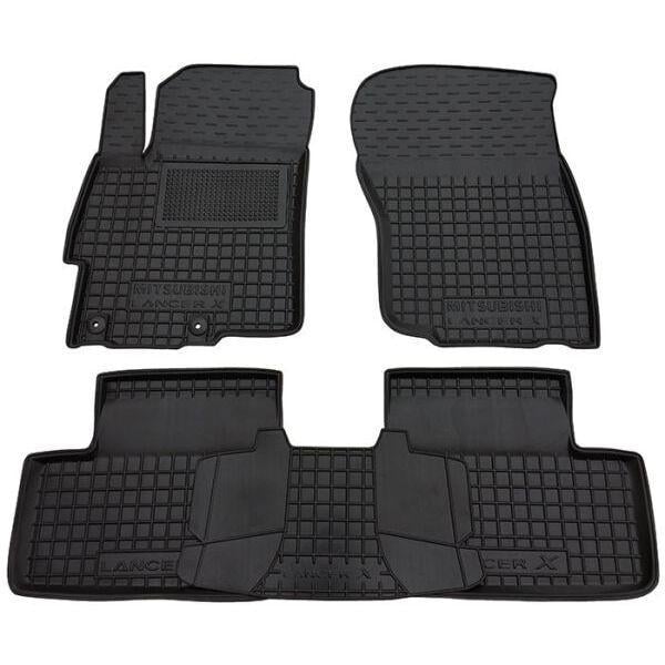 Коврики полиуретановые Avto-Gumm для Mitsubishi Lancer 10 2007-/Lancer Evo X 5 шт. Черный (11237)