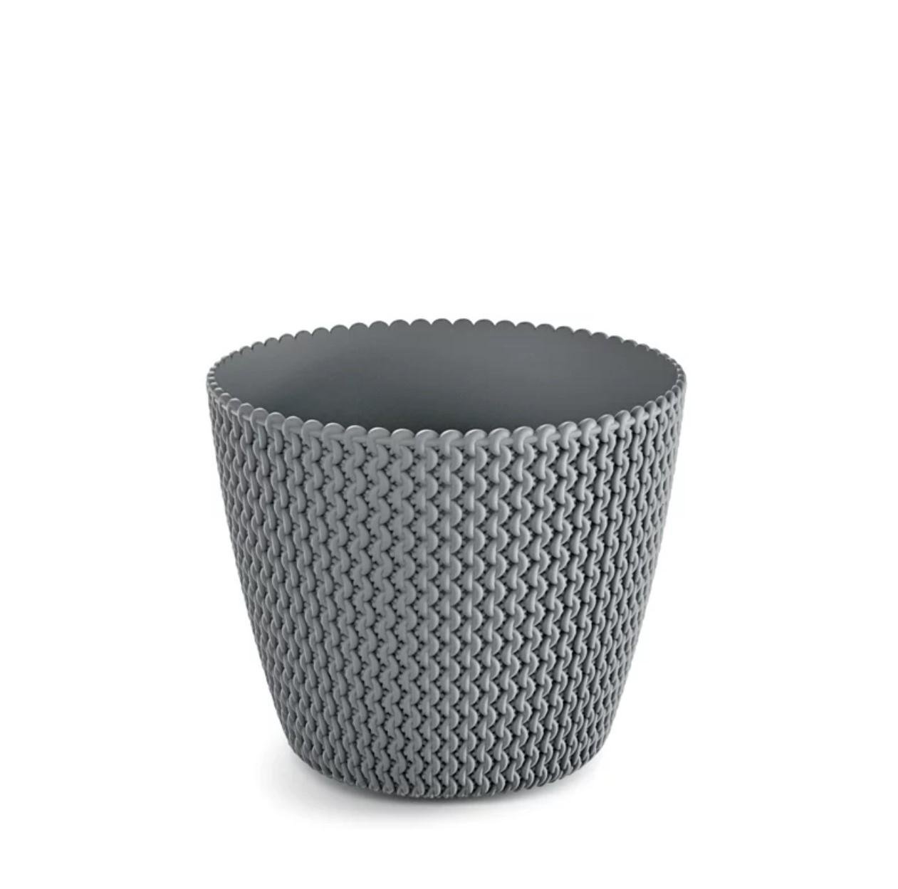 Горшок для цветов Prosperplast Splofy 22 см Серый