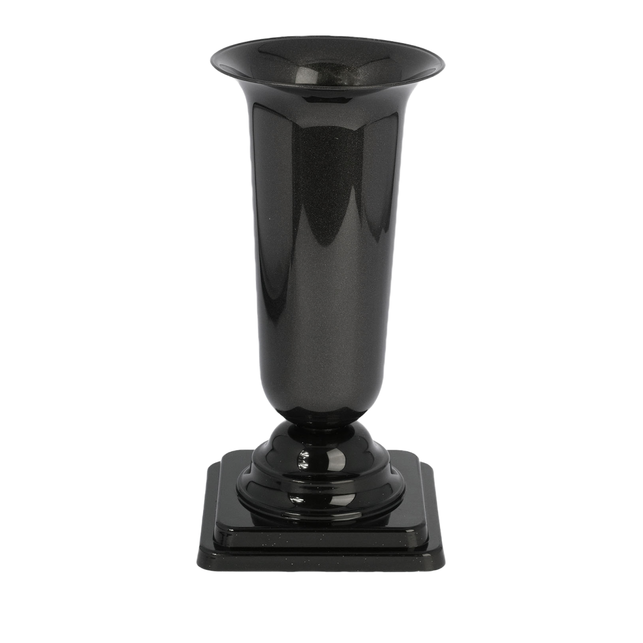 Вазон Дама с подставкой 16,8 см Графитовый (46557) - фото 2