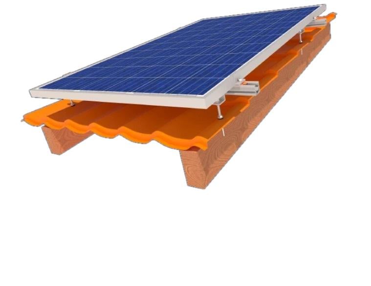 Комплект StringSetter SS-XL-M 07 кріплення 7 сонячних панелей до 1145 мм металочерепиця шифер