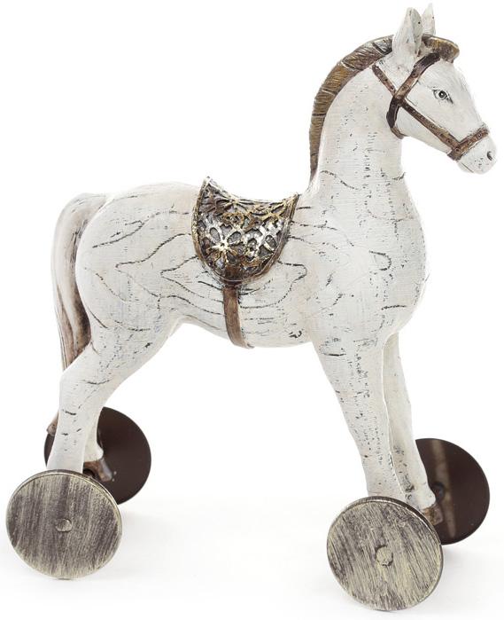 Статуэтка декоративная Детская лошадка 28 см Светлый (BD-218-453)