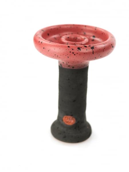 Чаша для кальяна RS Bowls Hard Dish 2,0 PH Фанел Черный/Красный матовый (5094)