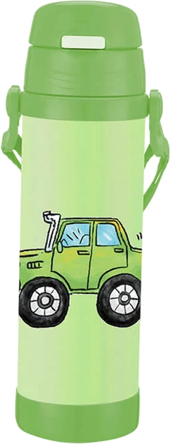 Термос детский Maestro MR-1640-50-B Car с силиконовой трубочкой 500 мл (2667485210) - фото 2 Термос детский Maestro MR-1640-50-B Car с силиконовой трубочкой 500 мл (2667485210) - фото 2