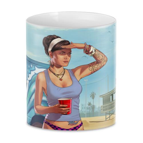 Чашка GeekLand GTA на пляже 330 мл (GT.02.27) Чашка GeekLand GTA на пляже 330 мл (GT.02.27)