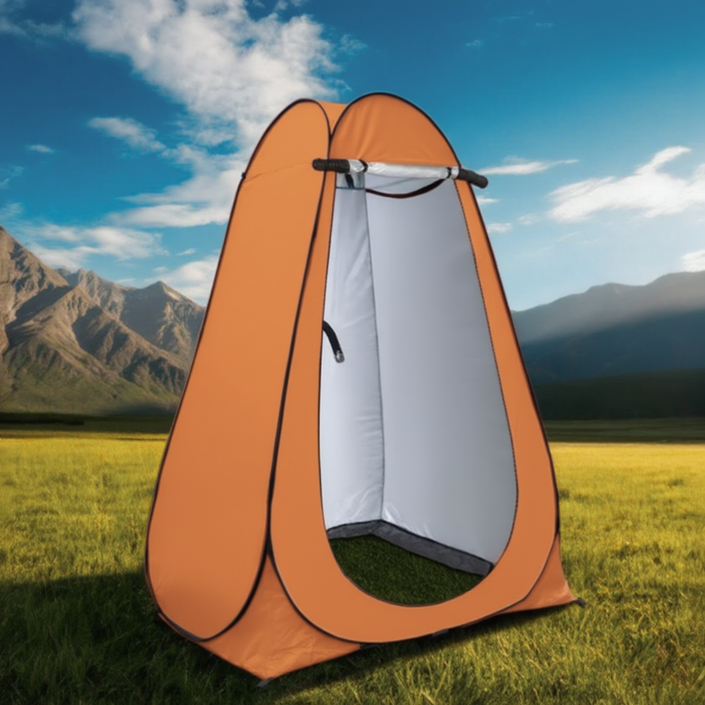 Палатка для душа кемпинговая 120х120х190 см автоматическая мобильная Оранжевый (33386777) Палатка для душа кемпинговая 120х120х190 см автоматическая мобильная Оранжевый (33386777)