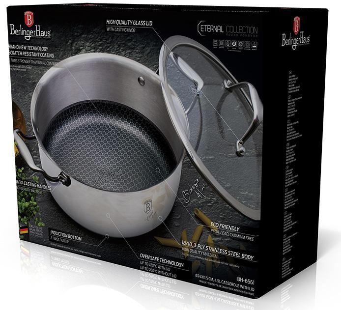 Каструля Berlinger Haus Eternal Collection з 3-шаровими стінками 4,1 л - фото 2