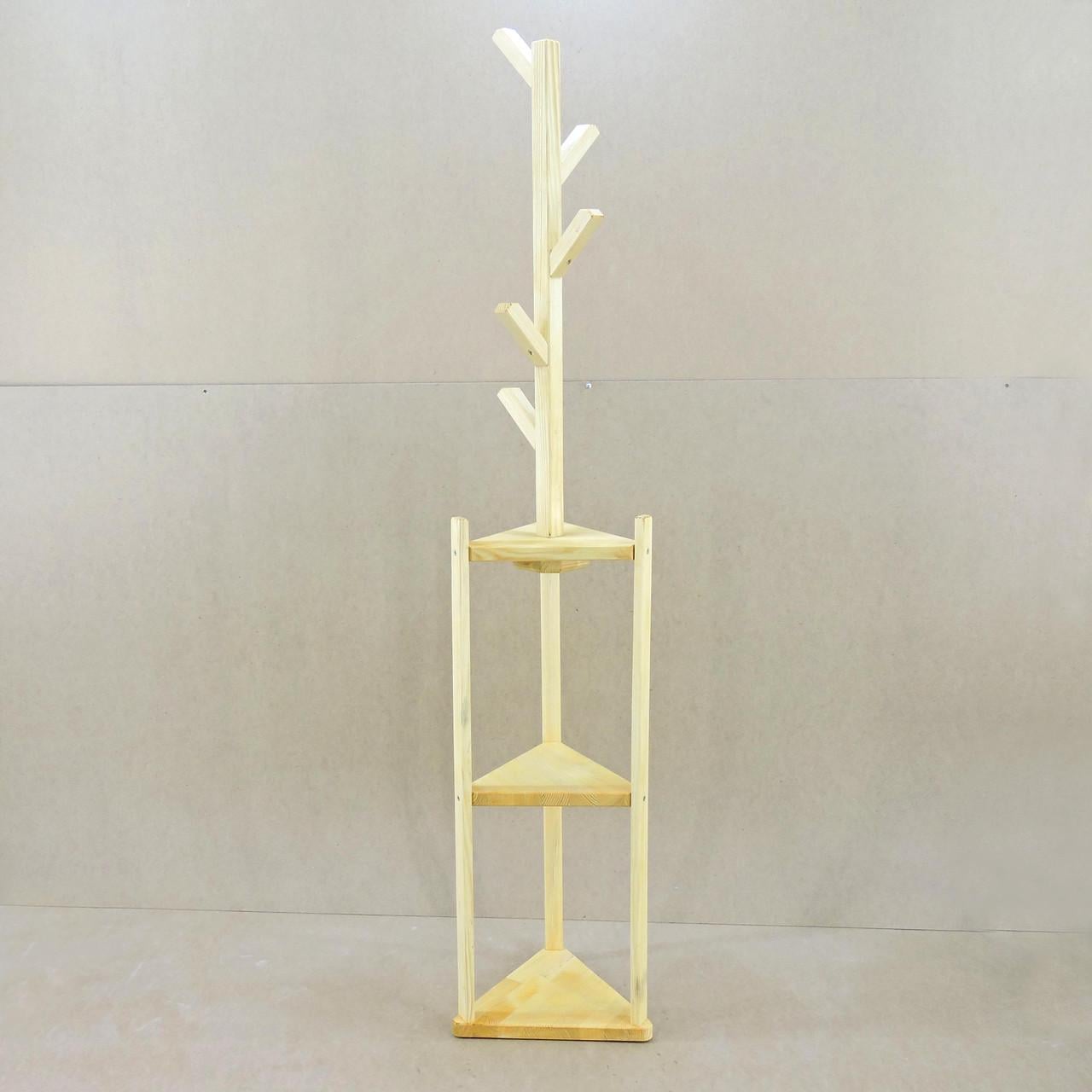 Вешалка-стойка для одежды из дерева Созополь Ваниль (СВГ-001602)