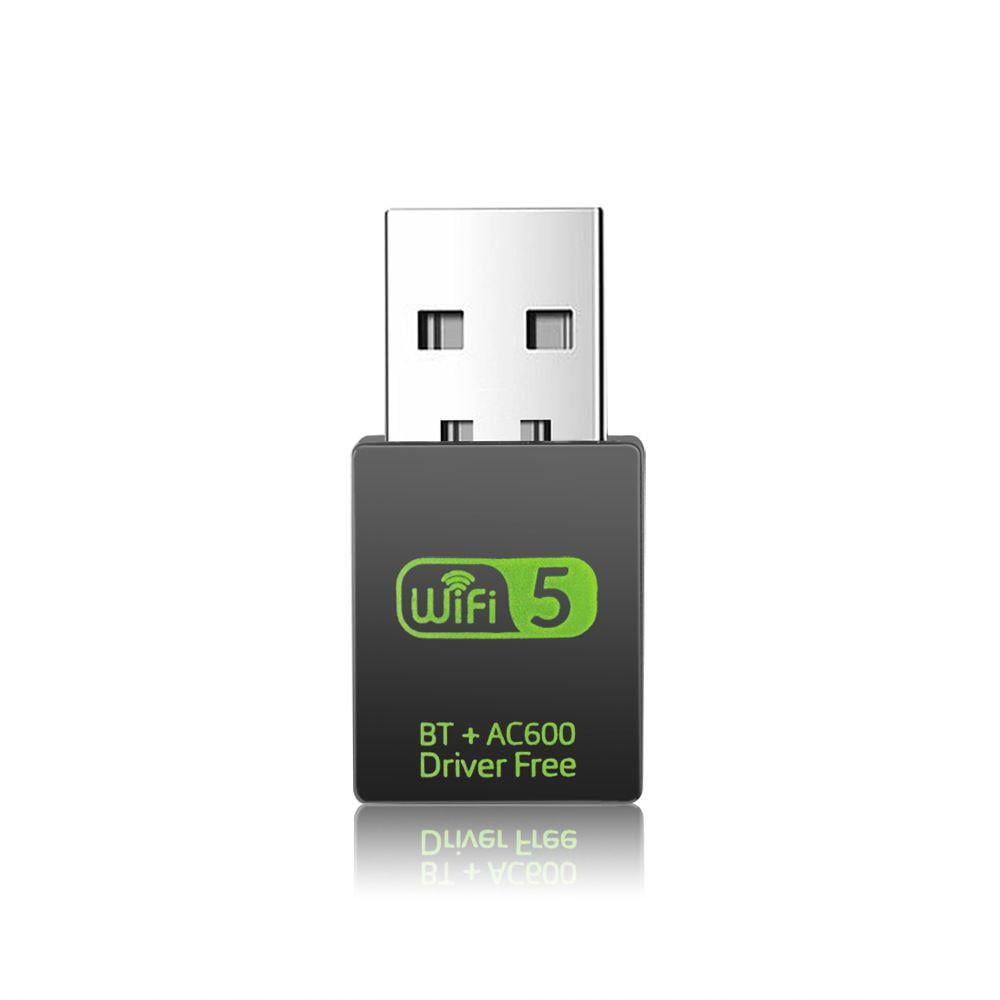 Адаптер USB/Bluetooth/Wi-Fi WIFI 2,4/5ГГц и BT 5.0 600 Mbps 2в1 (2489095468)