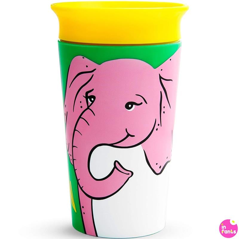 Чашка непроливна Munchkin Miracle 360 Wildlove Elephant Манчкін Слон 266 мл (00485) - фото 9 Чашка непроливна Munchkin Miracle 360 Wildlove Elephant Манчкін Слон 266 мл (00485) - фото 9