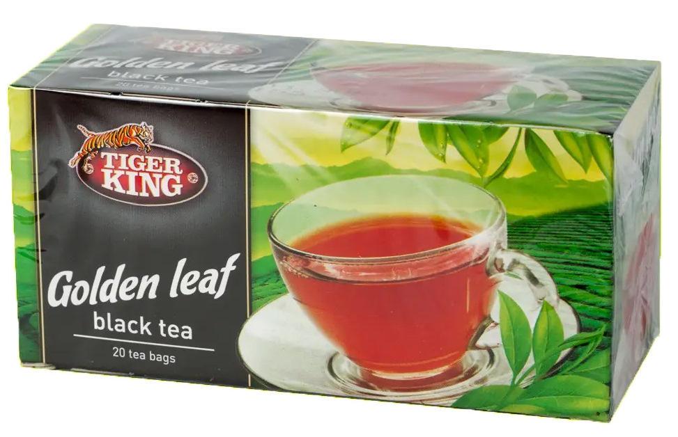 Чай Tiger King Black tea Golden Leaf 20 пакетиков (12387)