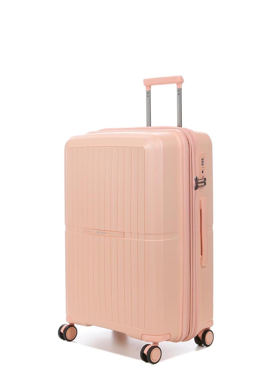 Чемодан средний AIRTEX полипропилен M 66х48х25 + 5 см 83 л 3,4 кг Розовый (249)