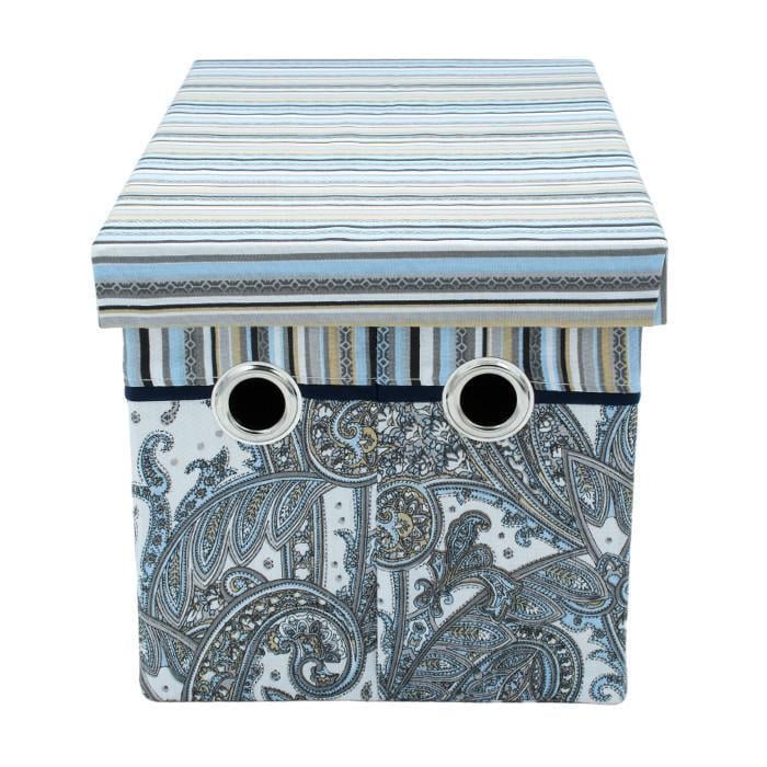 Короб стеллажный Handy Home Орнамент с крышкой 33х20х20 см (TB27SF) - фото 2 Короб стеллажный Handy Home Орнамент с крышкой 33х20х20 см (TB27SF) - фото 2