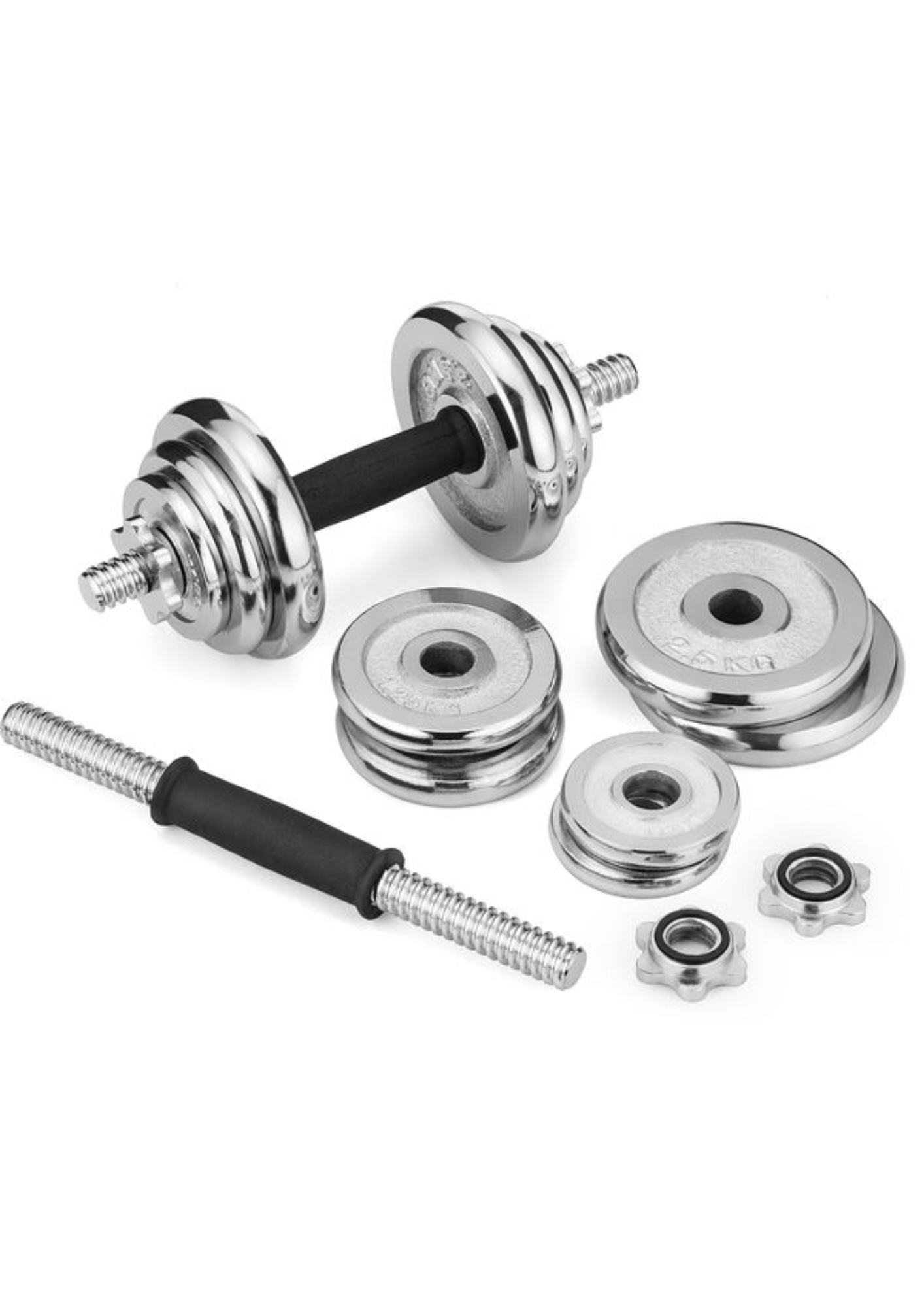 Набор гантель в кейсе Gymtek хромированных 2х10 кг - фото 2 Набор гантель в кейсе Gymtek хромированных 2х10 кг - фото 2