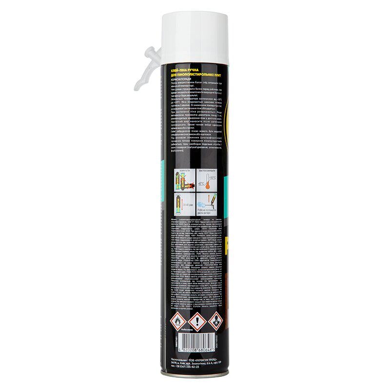 Клей-піна для утеплювача ручна BudmonsteR PRIME 750 мл (88324) - фото 2 Клей-піна для утеплювача ручна BudmonsteR PRIME 750 мл (88324) - фото 2