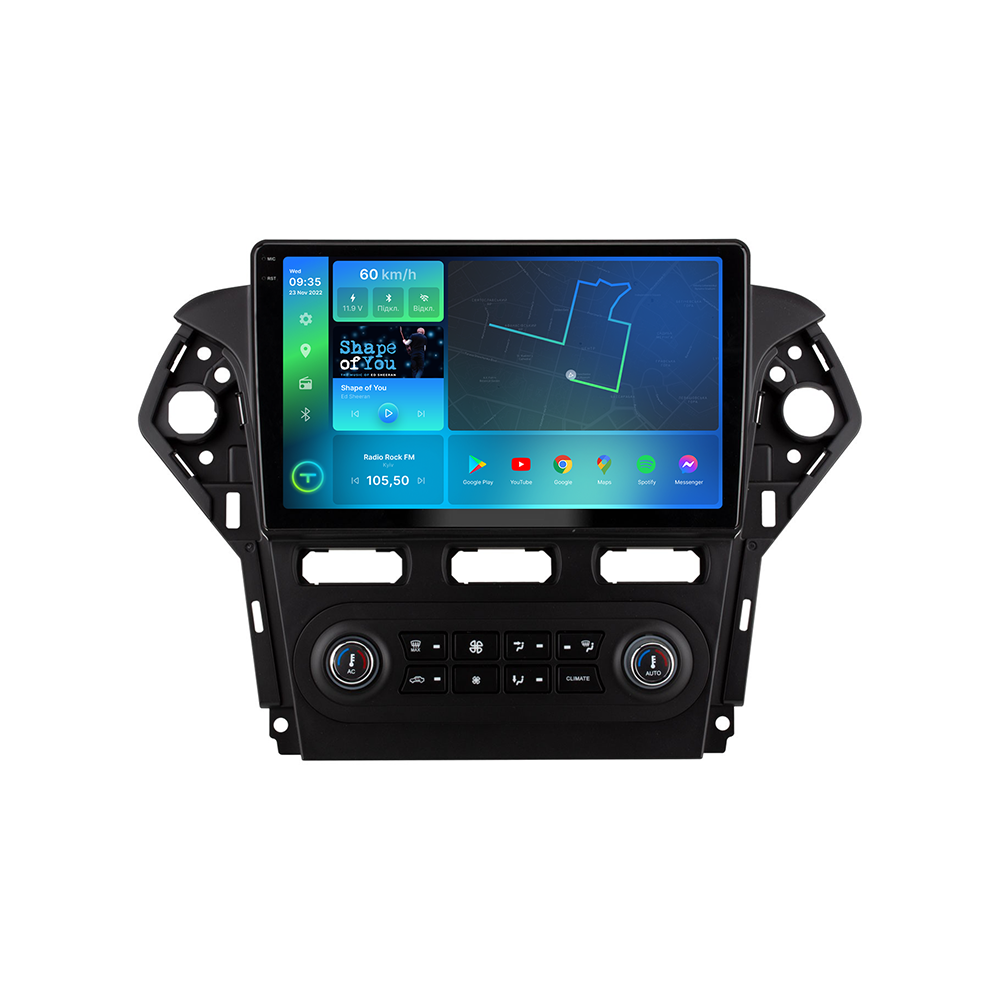 Магнитола штатная Torssen 2K DTS Ford Mondeo 11-13 climate F10432 4G Carplay DSP Black (202308154)