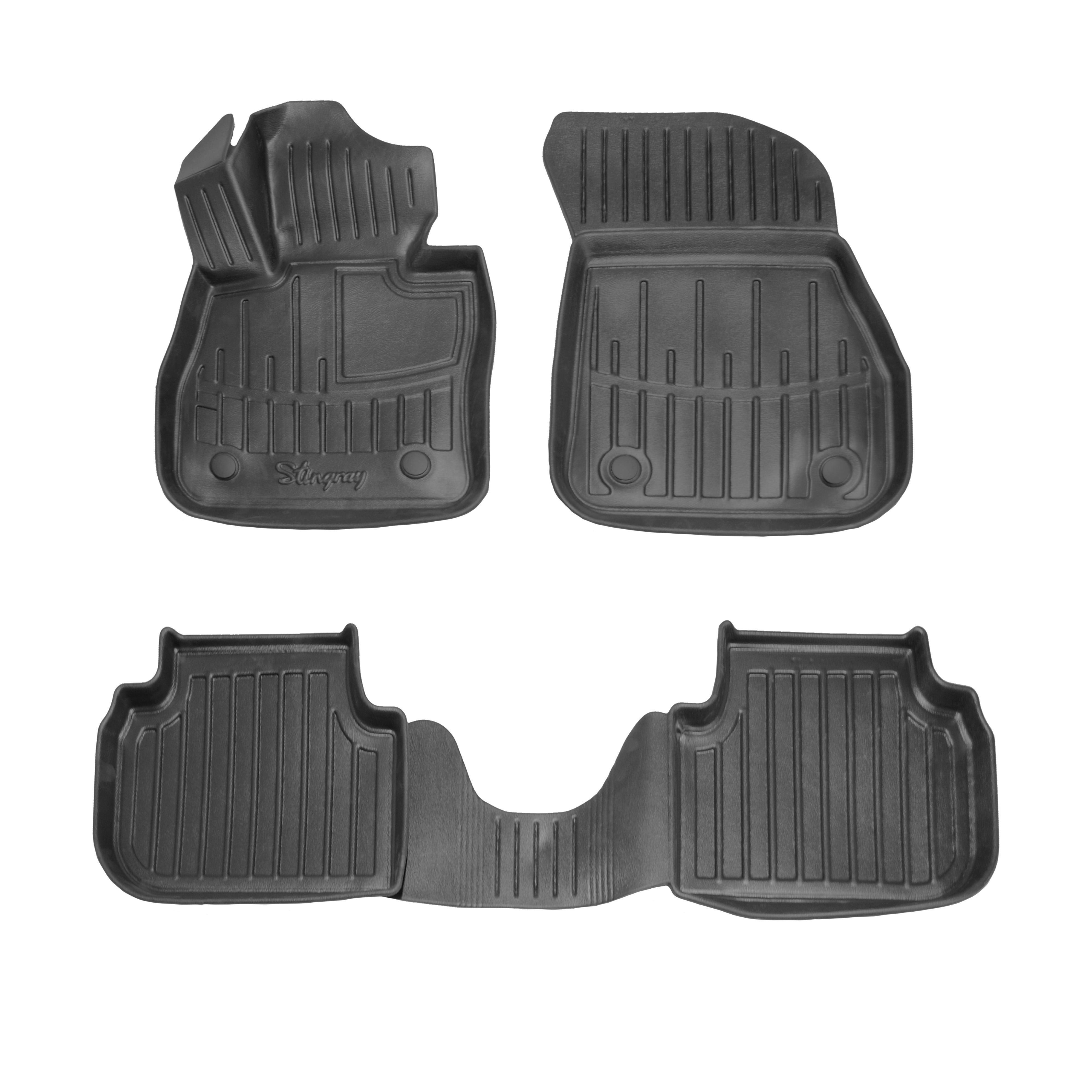 Коврики Stingray 3D для BMW 1 серия F40 2019-2024 рр. полиуретан 4 шт. Черный (158208)